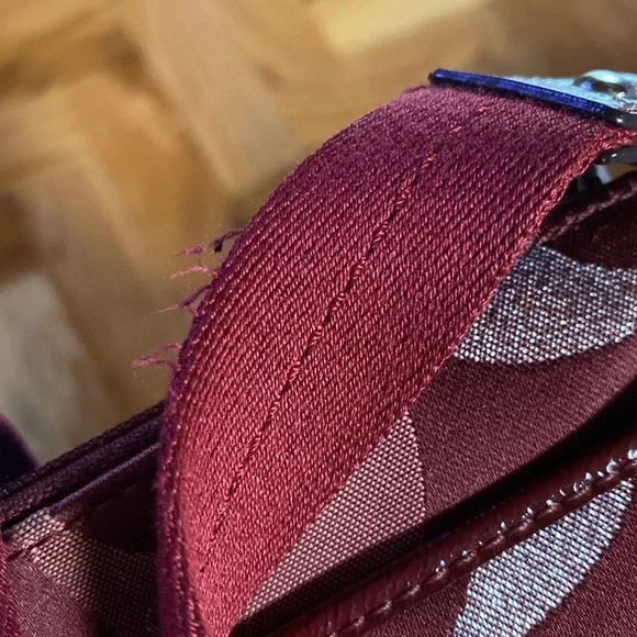 Coach Signature Metallic Stripe Crossbody Bag - Picture 15 of 15